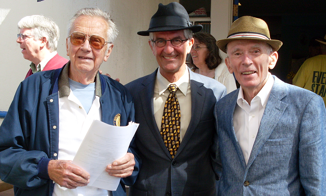 KCBS legends Ken Ackerman, Stan Bunger and Al Hart
