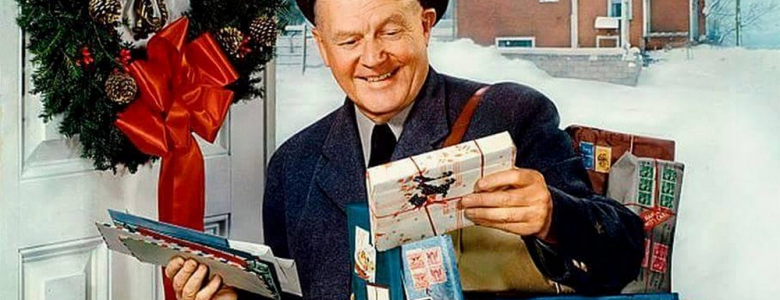 Mailman With Holiday Delivery (Art)